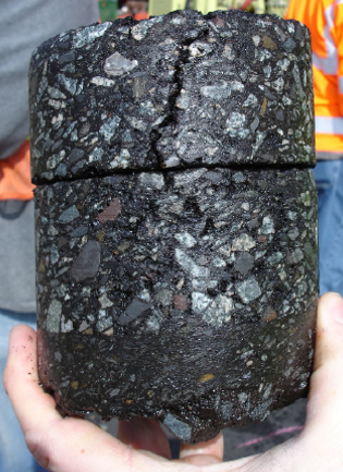 Separated Layers with Surface Cracking